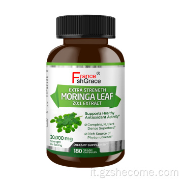 Il supplemento Moringa supporta la pressione sanguigna